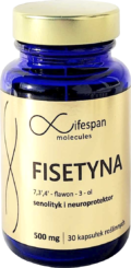 FISETYNA <br> 7,3′,4′ – flawon – 3 – ol; <br> 3,4,3′,7′ – tetrahydroksyflawon